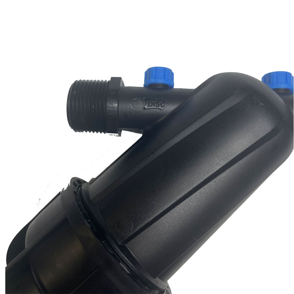 Filtro 1 pulg. discos 120 mesh rosca M-M (20 piezas)