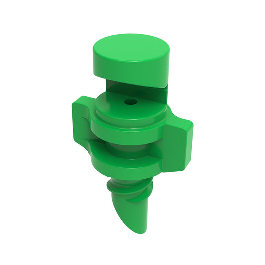 Micro- jet microaspersor 180° 120 LPH color verde conexion RM 10/32 pulg. (1000 piezas)